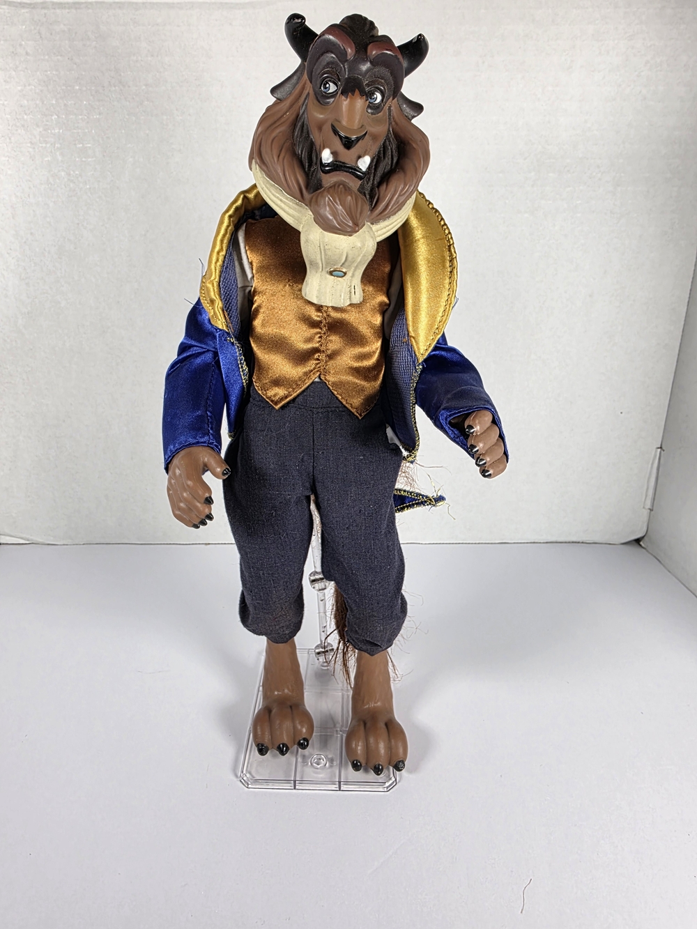 Disney Beast Action Figure in Blue Jacket with Gold Vest